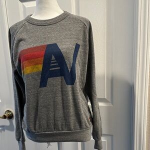 Gray AV Logo Women’s Sweater